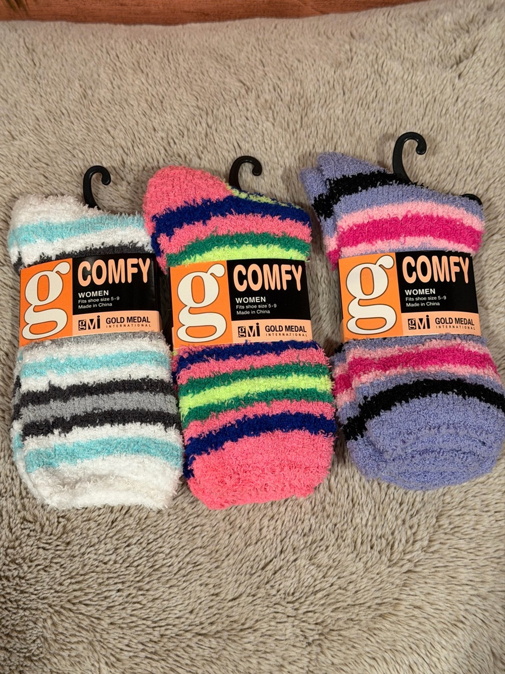 Comfy Women's Cozy Striped Socks - Choose 1!